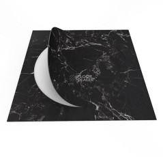 Forbo Allura Material 63544DR7 black marble circle фото 2 | FLOORDEALER